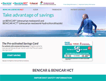 Tablet Screenshot of benicar.com
